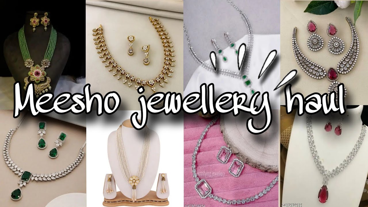 MEESHO Jewellery haul 🥰💕||Meesho ad jewellery haul,honest review #meeshohauls