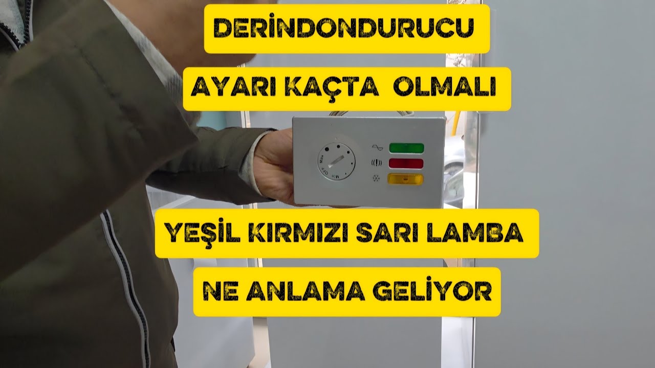 DERİNDONDURUCU AYARI KAÇTA OLMALI? LAMBALARI NE ANLAMA GELİYOR?#reklamdeğildir
