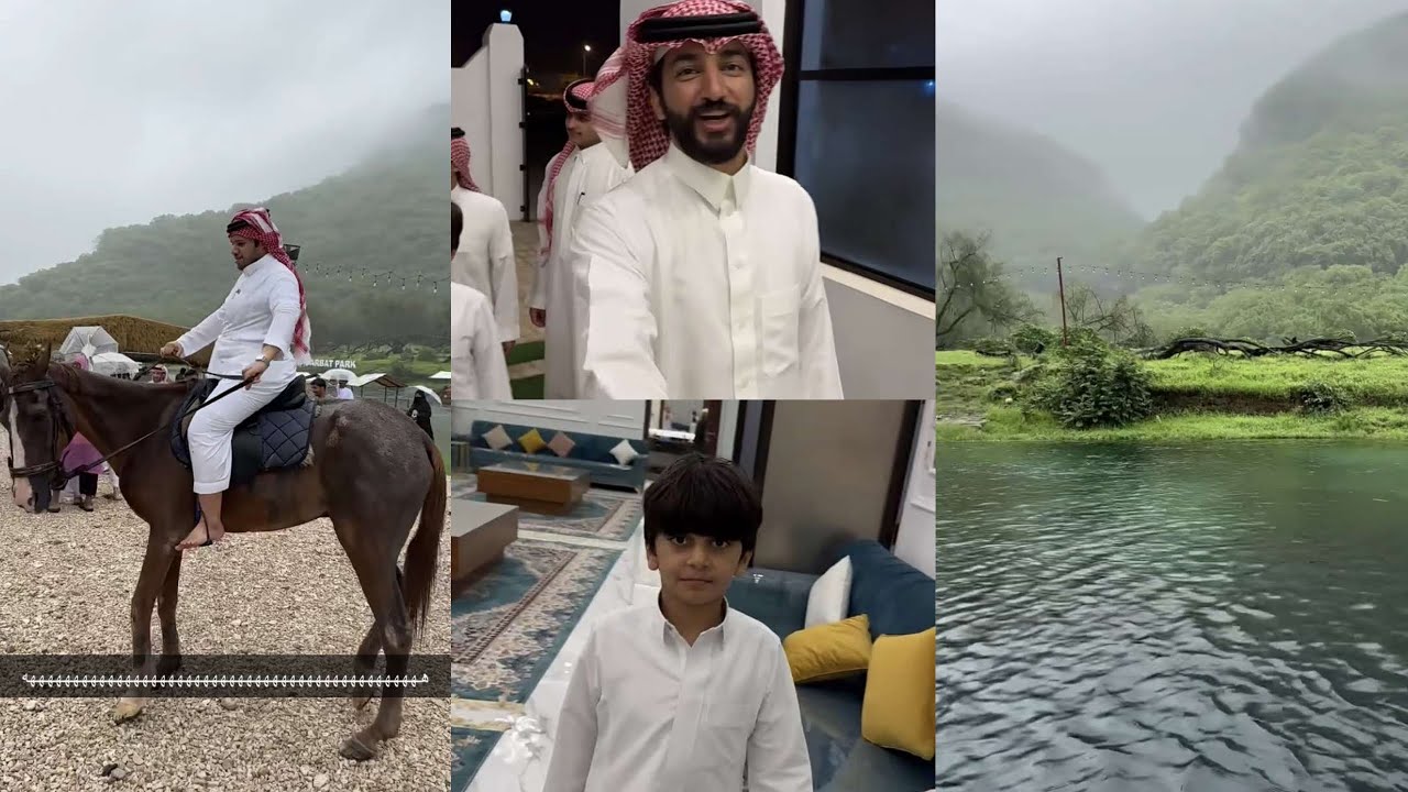 سنابات ماجد العتيبي| طبيعة دربات صلالة🤩🇴🇲عايض تورط مع الخيل😂يامرحبا فزاع و ابو فزاع على العشاء 🫡