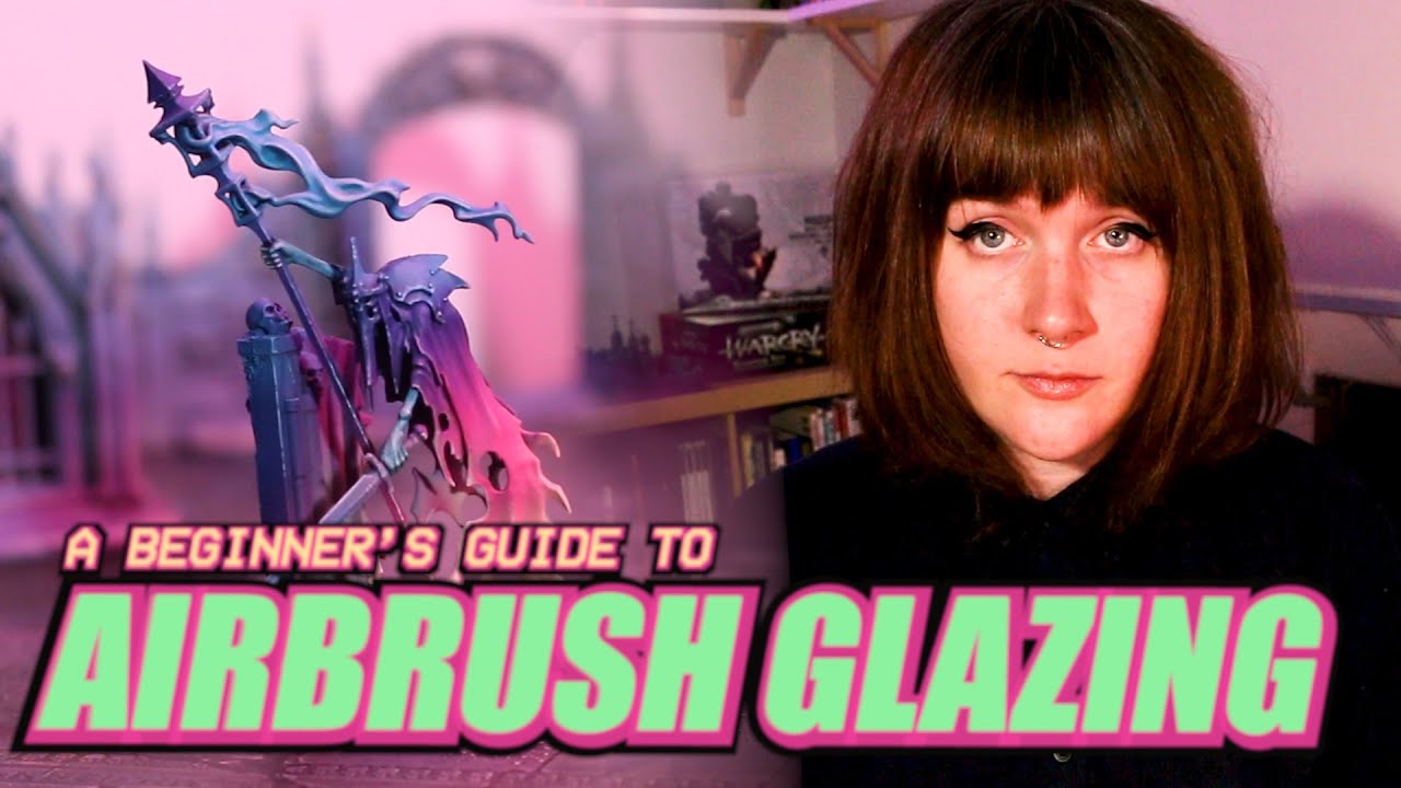 How to Paint Vaporwave Nighthaunt: A Beginner's Guide to Airbrush Glazing and Gradients