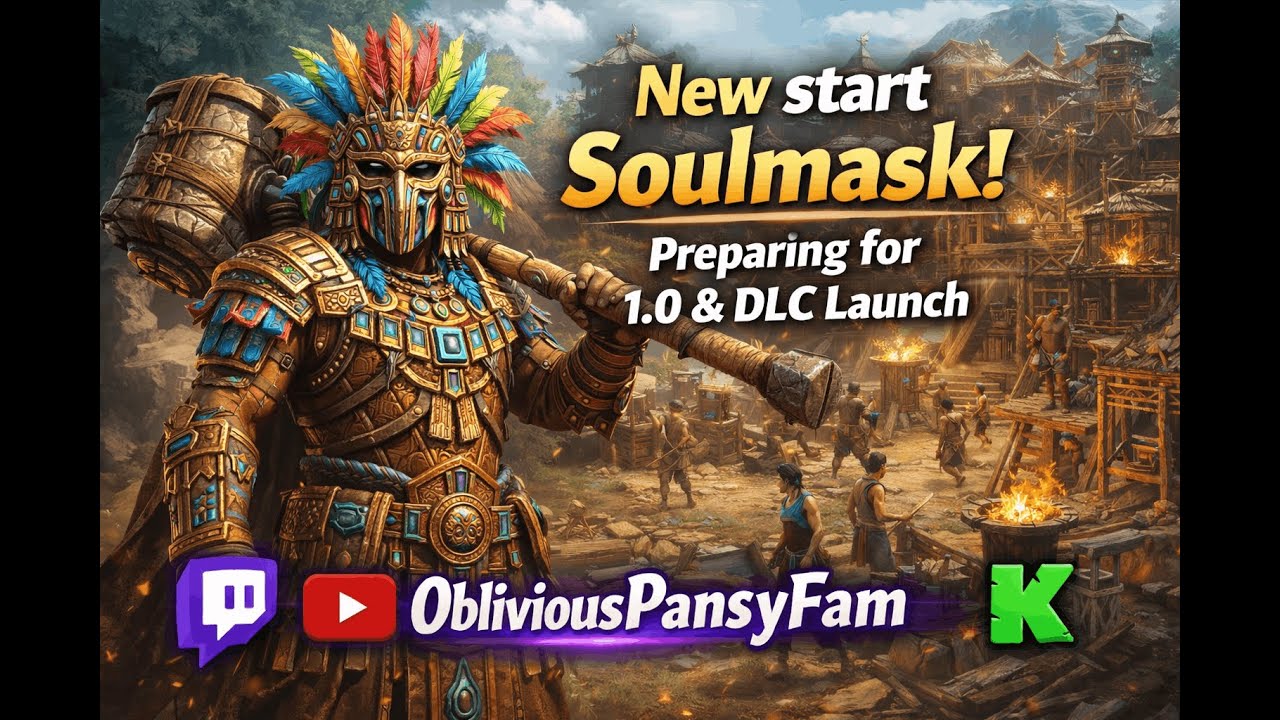 New Start in Soulmask! Preparing for 1.0 & DLC Launch!