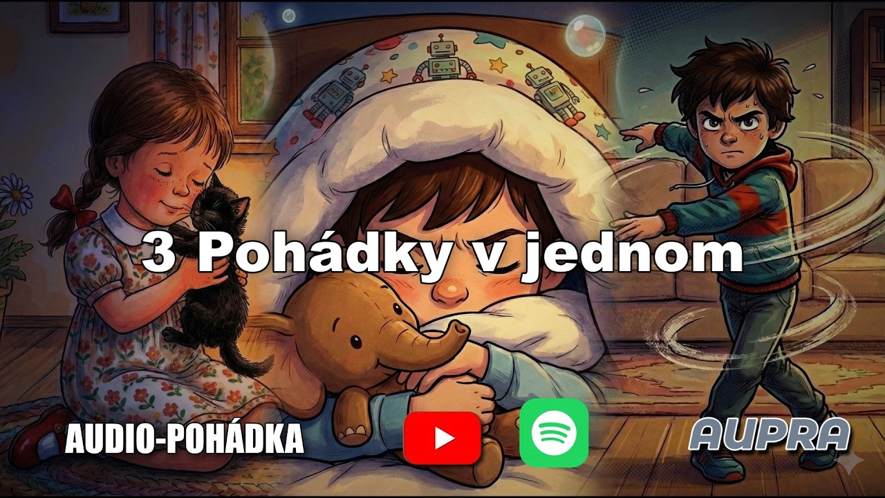 Klidné pohádky k usínání 🌙 | 3v1 - Tři pohádky na dobrou noc 5.