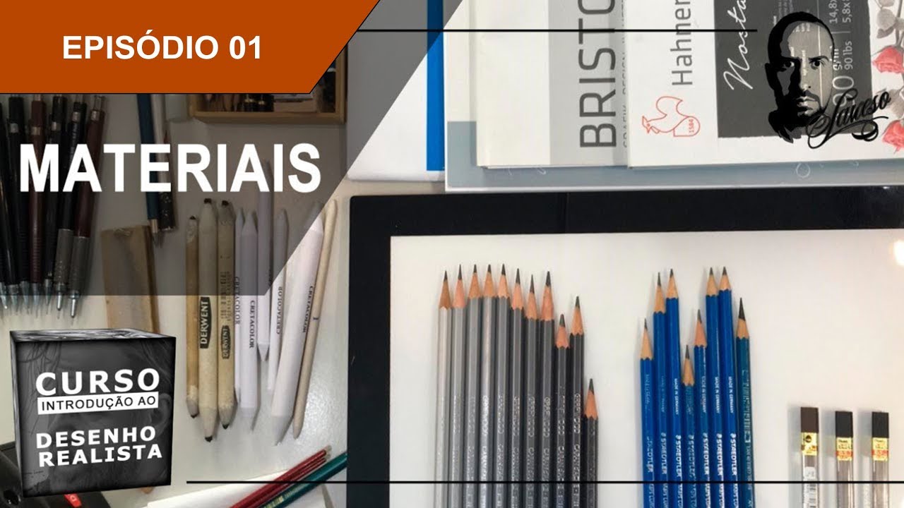 Curso de Introdução ao Desenho Realista | Ep.01 - Apresentação e Materiais - Charles Laveso