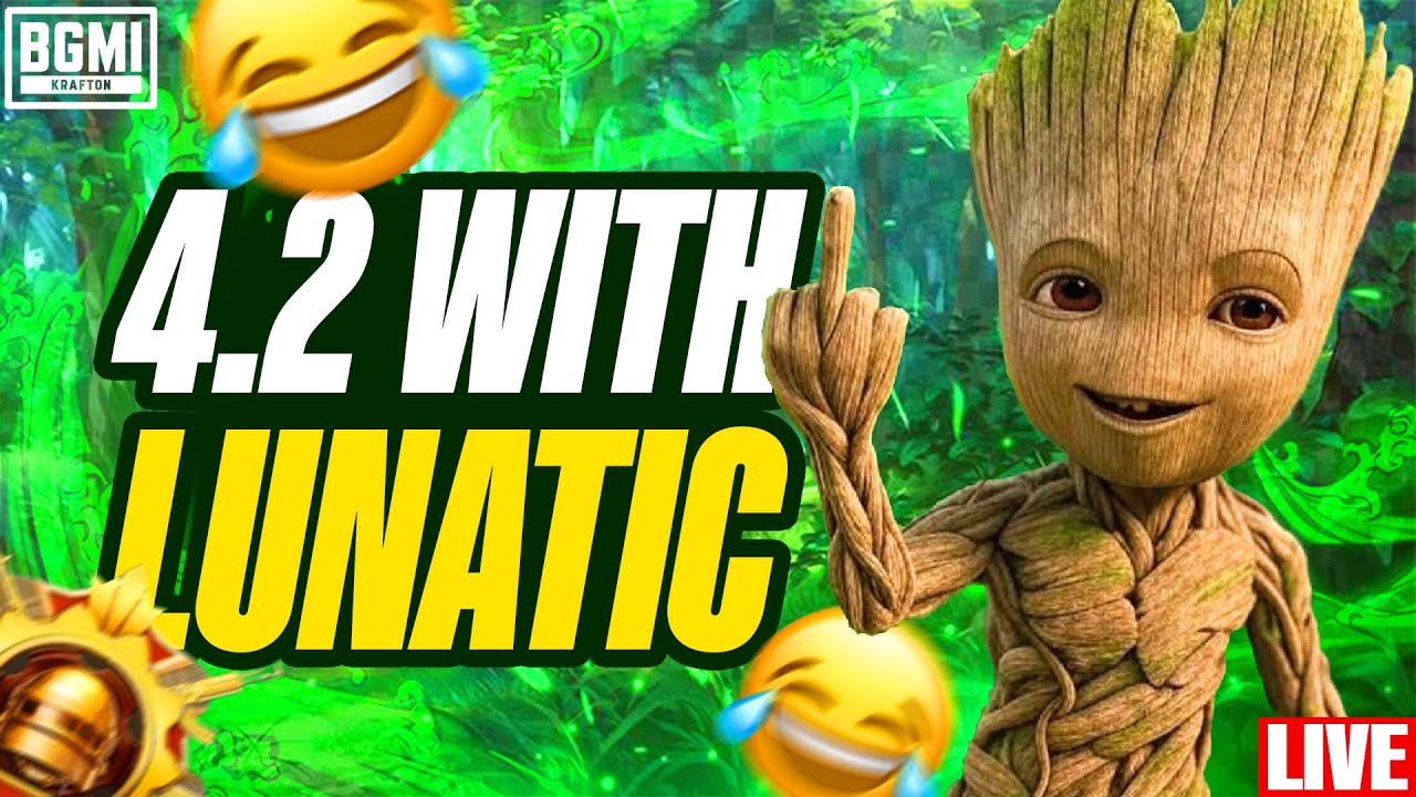 BGMI 4.2 UPDATE IS HERE WITH LUNATIC | BGMI LIVE | LUNATIC IS LIVE