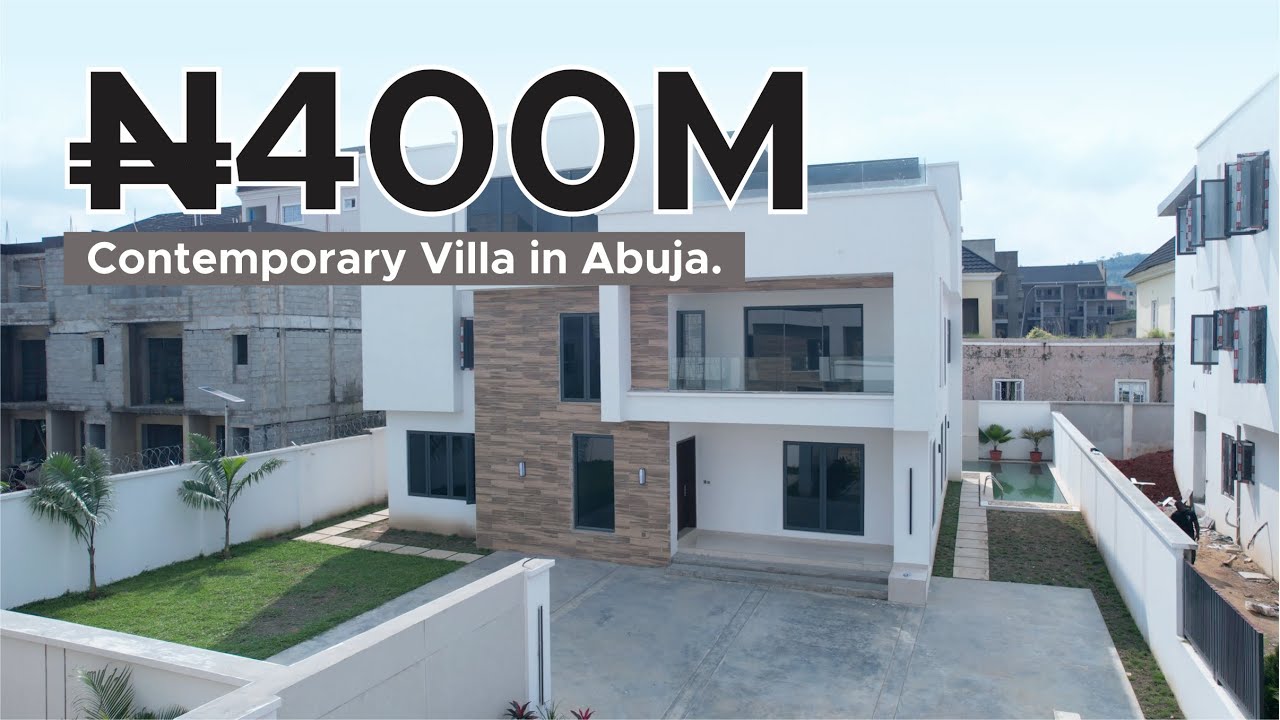Touring a ₦400 MILLION ($955,000) Contemporary Villa In Katampe Extension Abuja