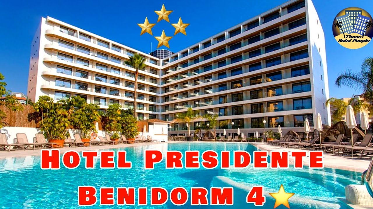 [4K] HOTEL PRESIDENTE 4* TOUR VIDEO | ALICANTE IN BENIDORM SPAIN 🇪🇸