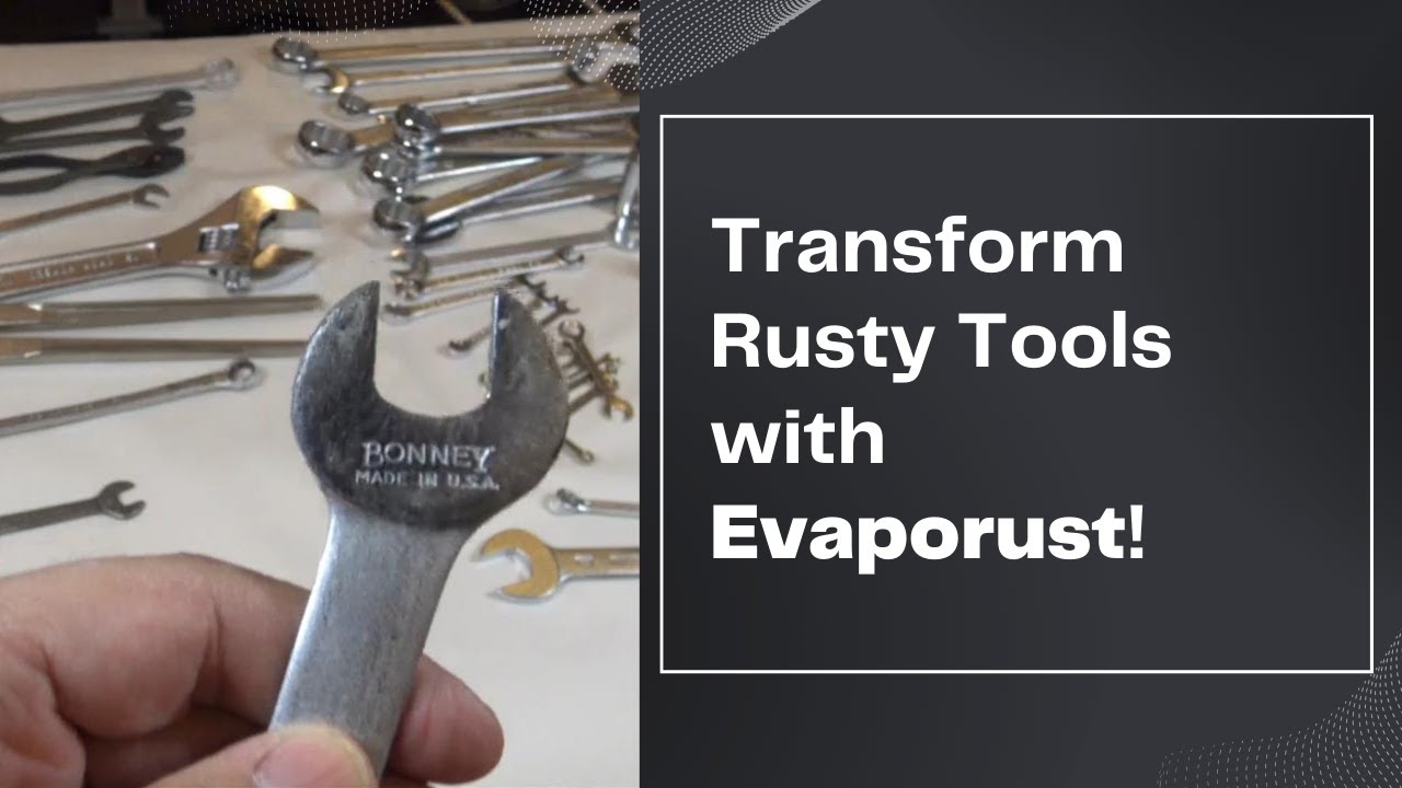 Discover the Magic of Evaporust on Tools From Rusty to Shiny - Estate Sale Tool Haul
