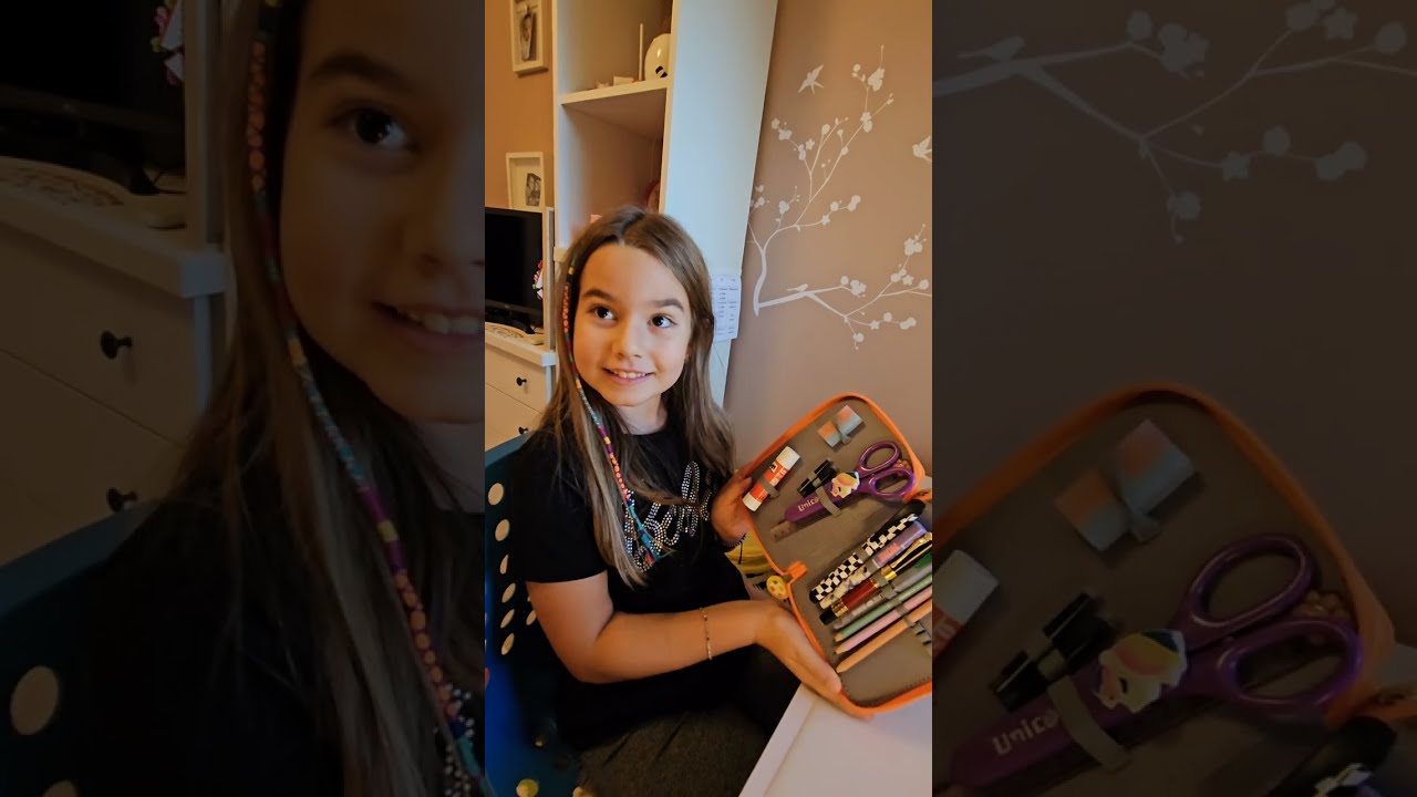 BACK TO SCHOOL - Iana își pregătește penarul pentru școală 📚👍🏻♥️ #backtoschool