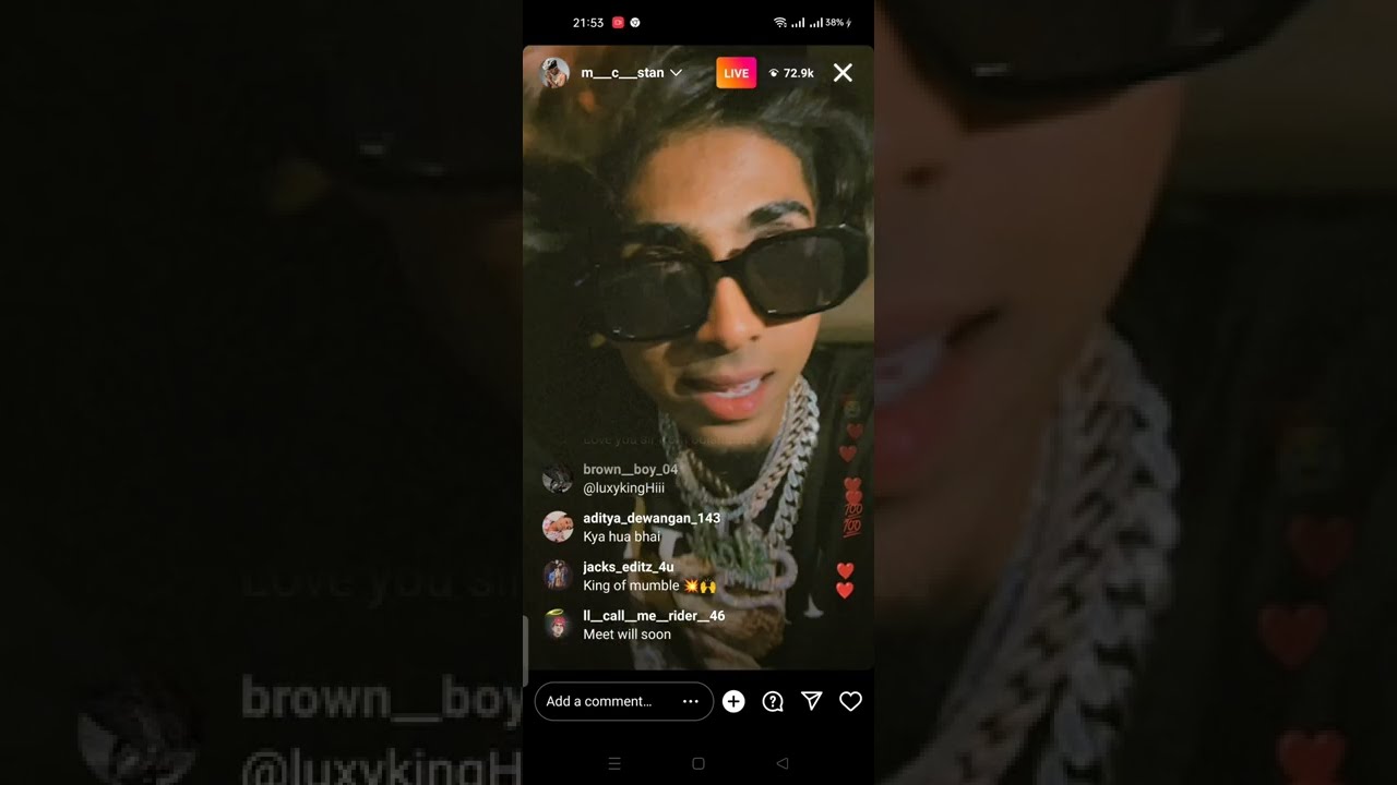 MC Stan Instagram live Full HD New spend 1 crore in jewelry ice❄️
