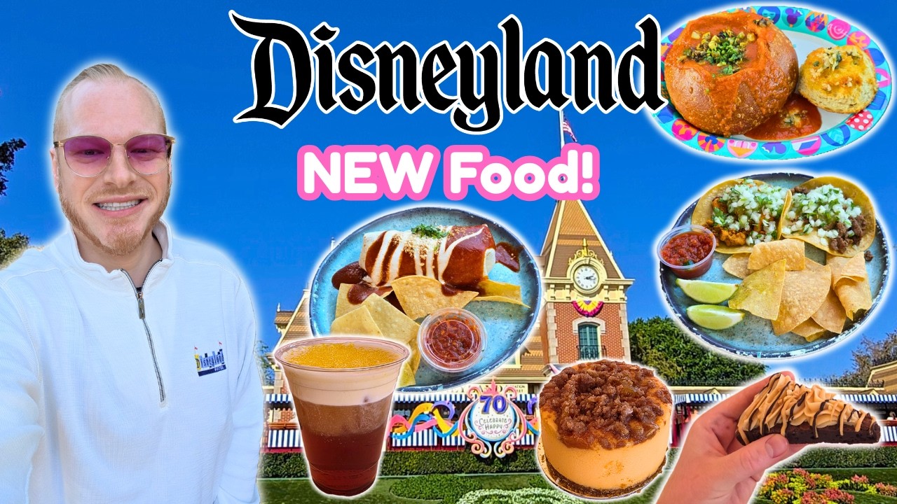 Совершенно новая еда в Диснейленде на январь 2026 года! Jolly Holiday, Rancho del Zocalo и Harbou...