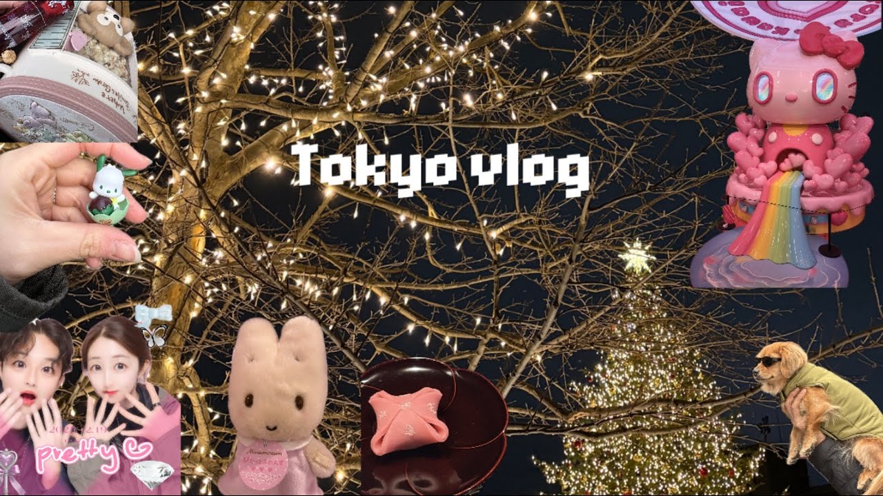디즈니는 나에게 최소 2개월 무료구독 줘야한다 (도쿄 연말 브이로그 🎄🍡🍥💖)