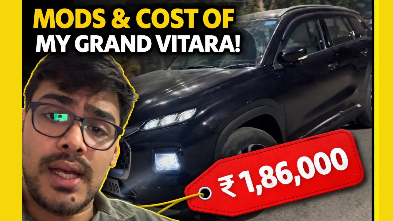 Grand Vitara MODS Reveal 🔥 Total Cost Shocked Me! 😳