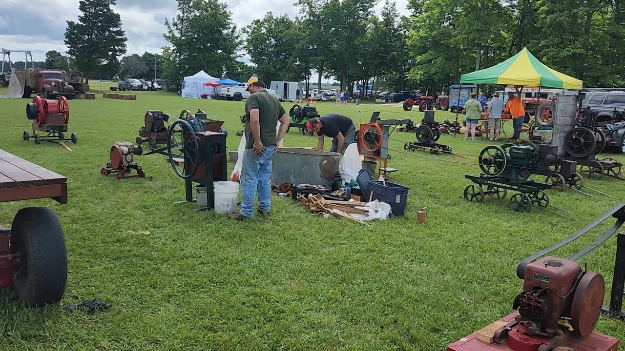 Our Engines at the Valmy Thresheree 2025