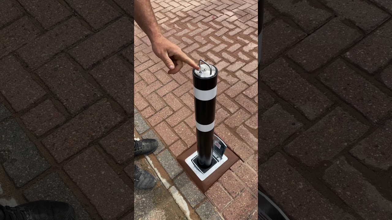 Driveway security bollard