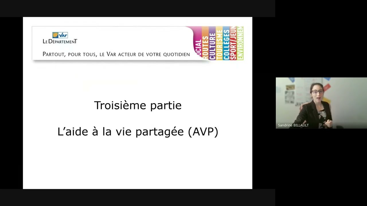 Présentation de AMI Habitat inclusif Département du Var du 6 octobre