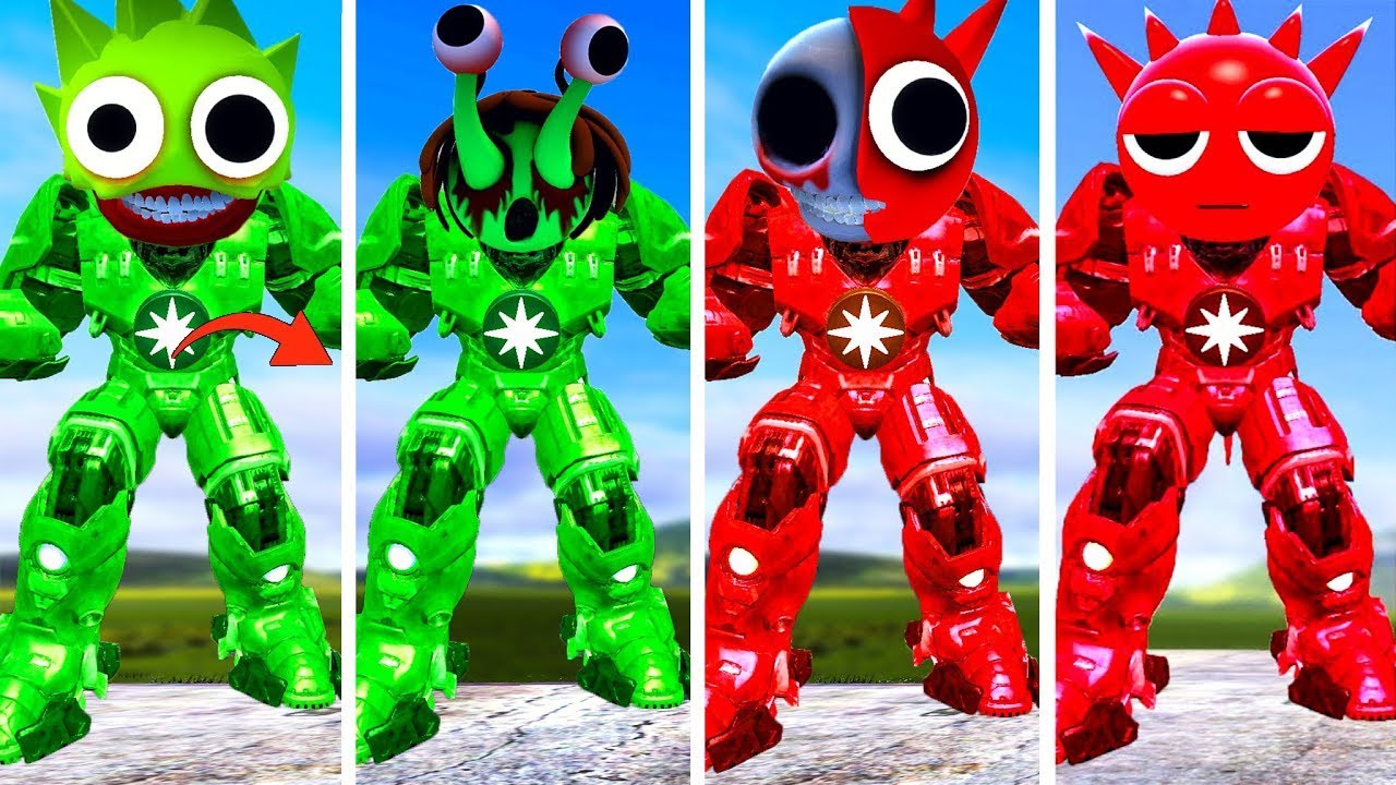EVOLUTION OF UPGRADED ALL MECHATITAN SPRUNKI TAN TUNNER FAMILY In Garry's Mod
