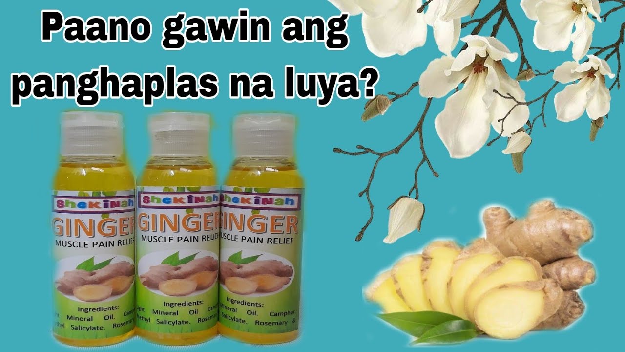 Homemade Ginger Body Pain Relief/Haplas