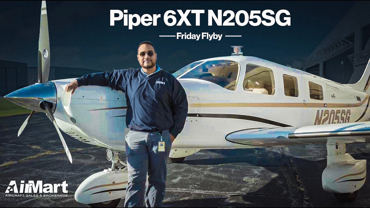 AirMart Friday Fly By - Piper 6XT N205SG