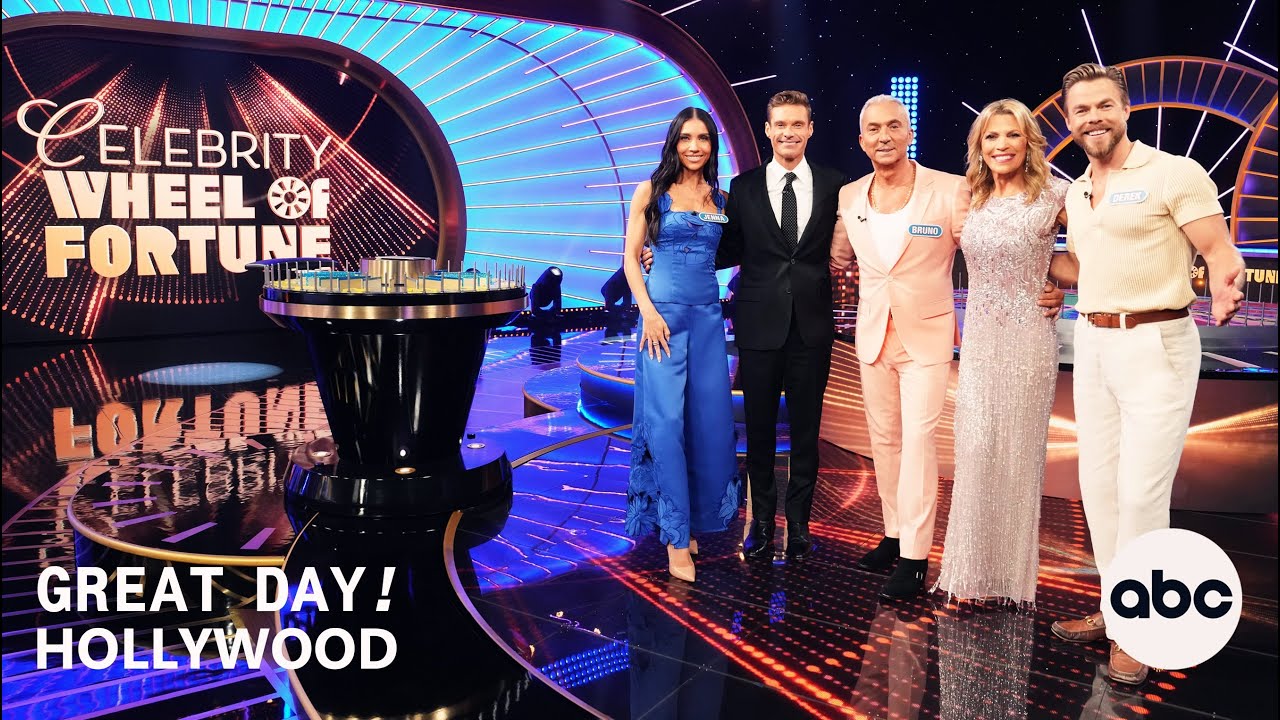 Celebrity Wheel Of Fortune - Derek Hough, Bruno Tonioli, Vanna White & More! (ABC)