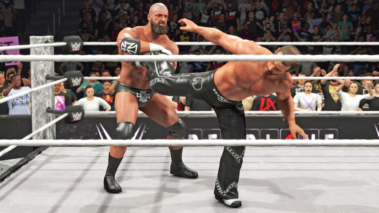 WWE 2K26 - Triple H vs Shawn Michaels - Gameplay (PS5 UHD) [4K60FPS]