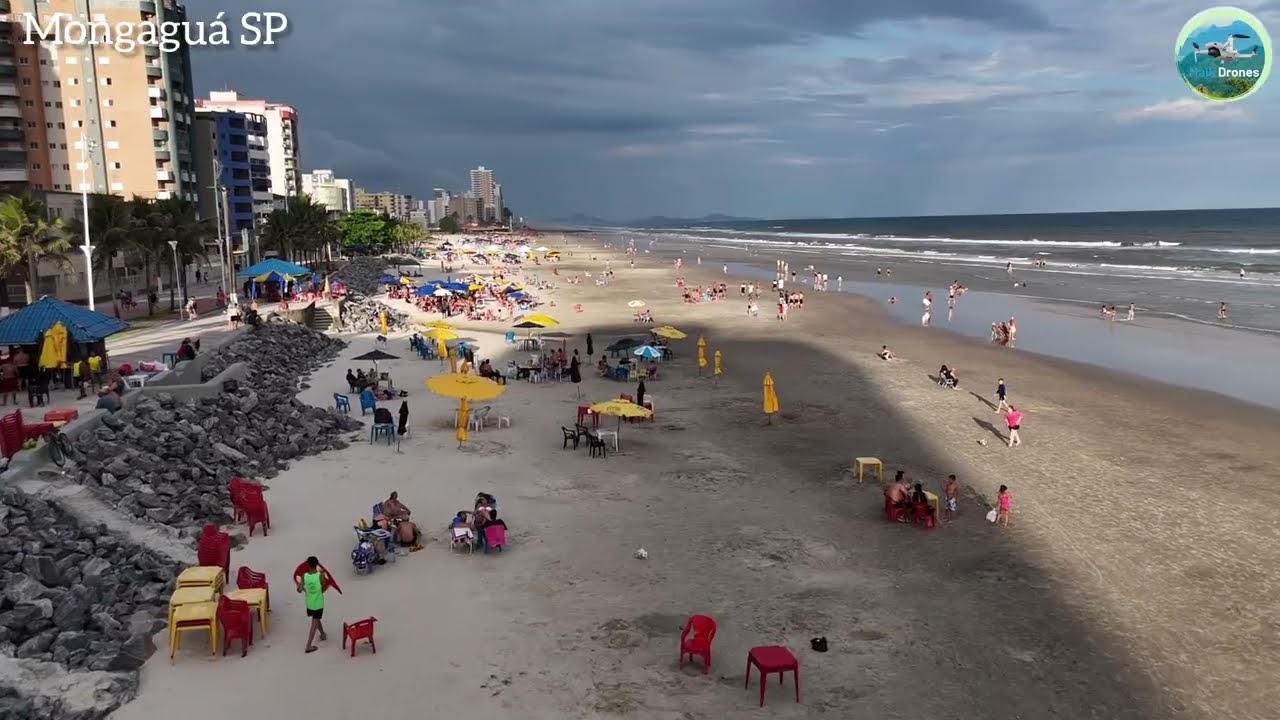 🌊 “Passeio aéreo incrível pela praia de Mongaguá!”17/3/26🙌🏻💖💓😋❣️😎😘🙏🏻