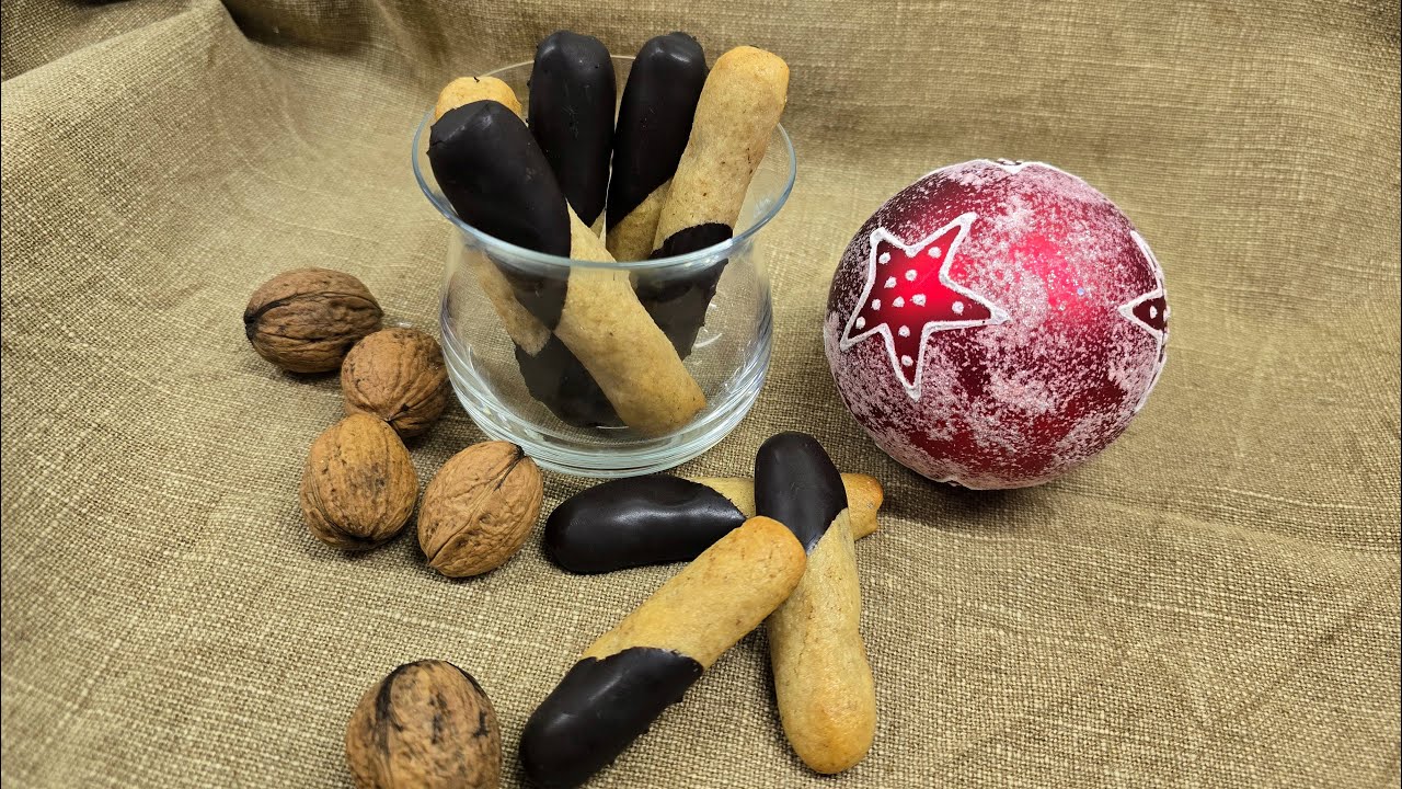 Walnuss-Makronen-Stäbchen  Thermomix®  TM5 - TM5 - TM31