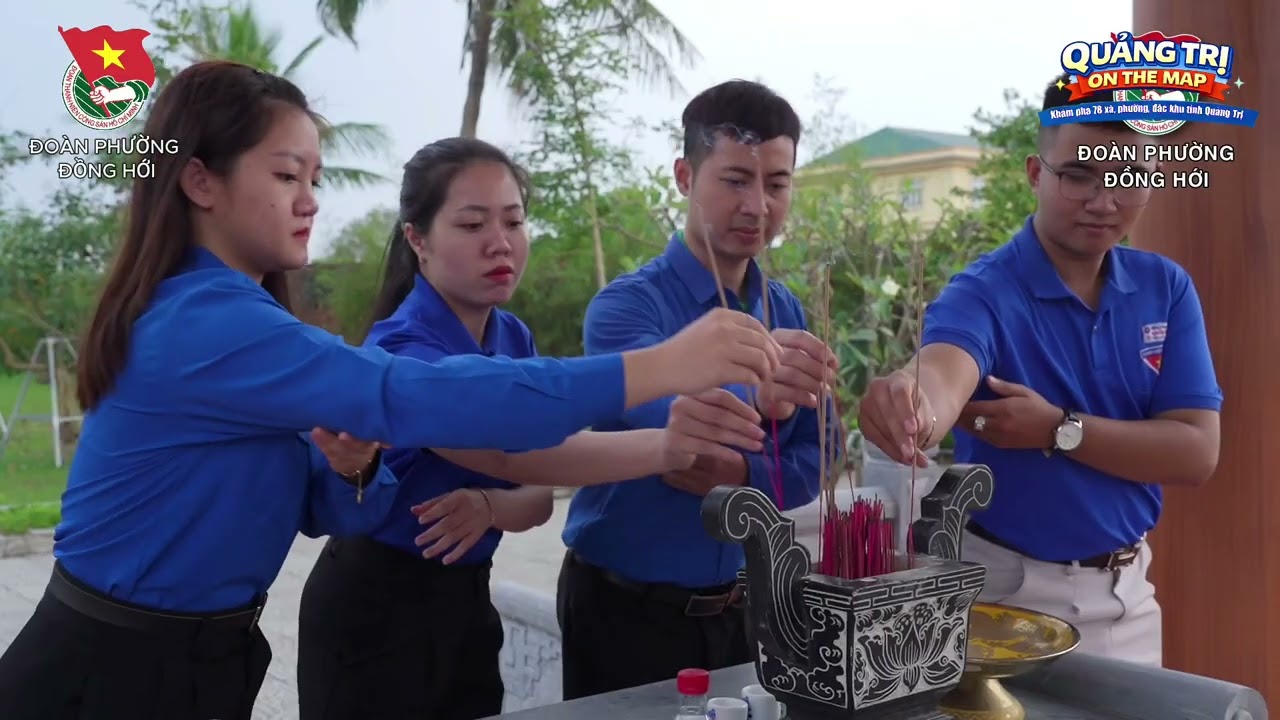 [Quảng Trị on the map] Đoàn phường Đồng Hới giới thiệu, quảng bá địa phương