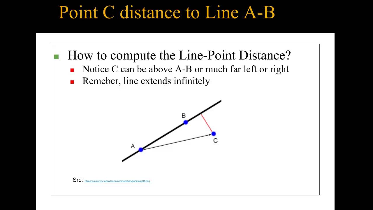 Computational Geometry - Lines and Distances (Arabic)