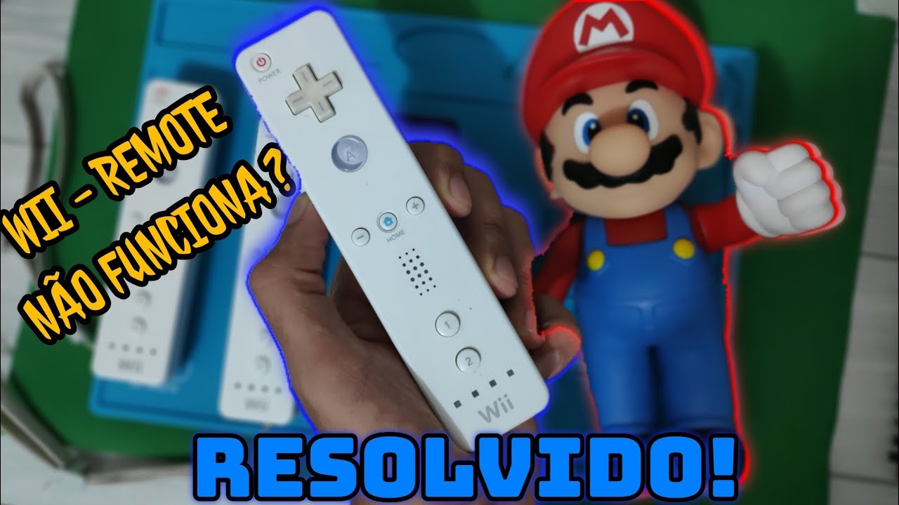 RESOLVIDO! COMO CONSERTAR CONTROLE DO NINTENDO WII QUE PARA DE FUNCIONAR - WII REMOTE