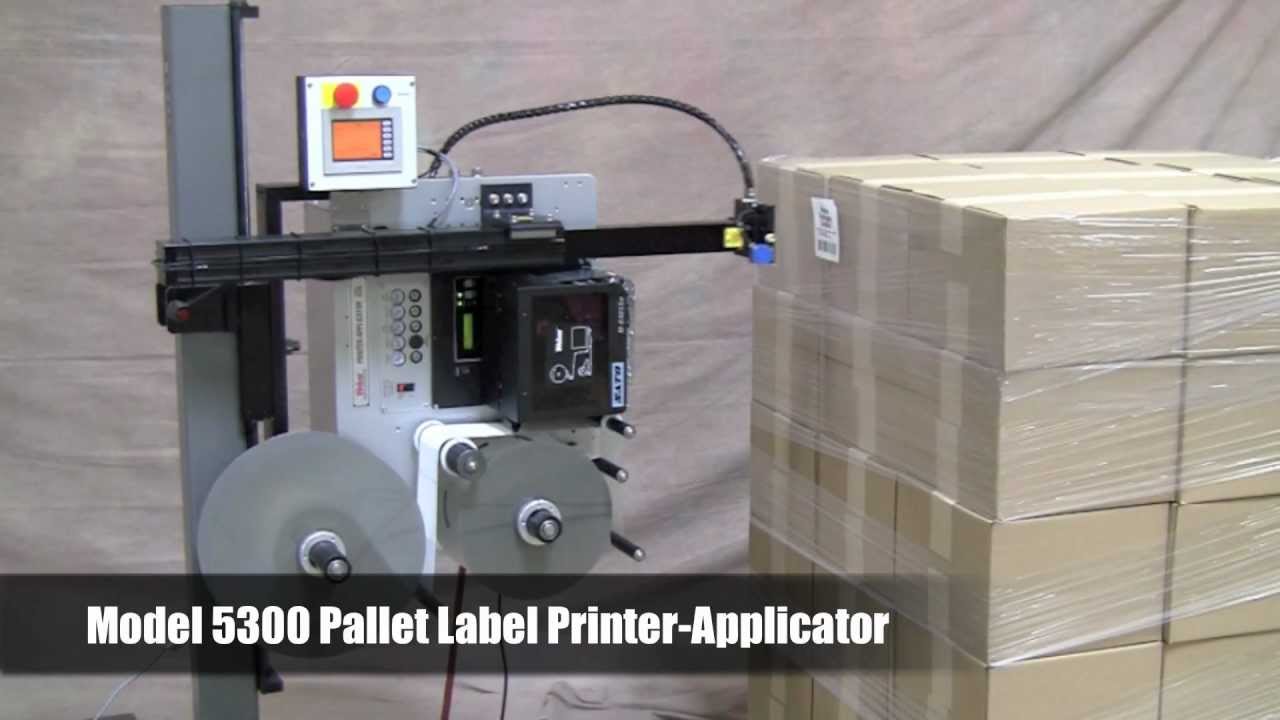 Model 5300 Pallet Label Printer-Applicator