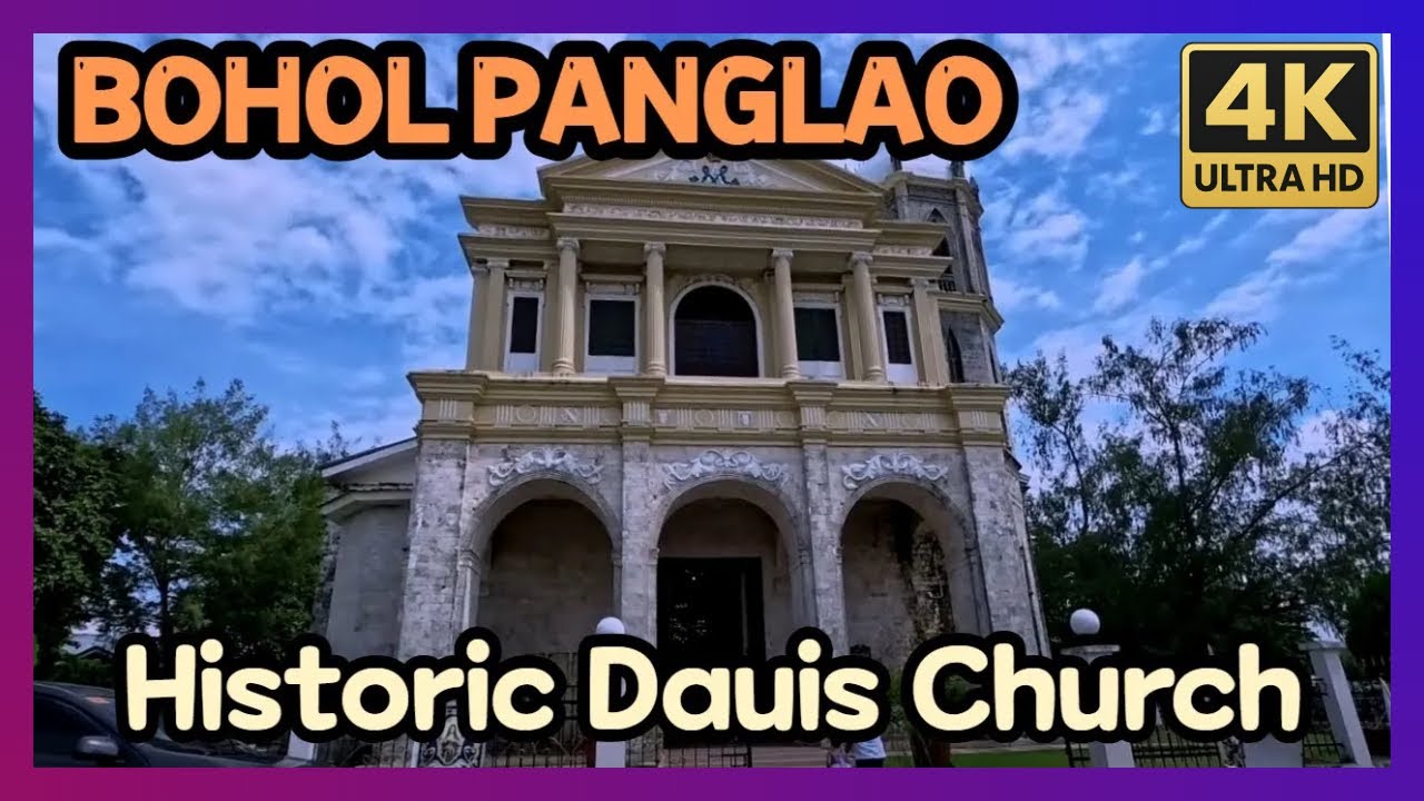 Visiting Church of Our Lady of the Assumption – Historic Dauis Church Bohol Philippines