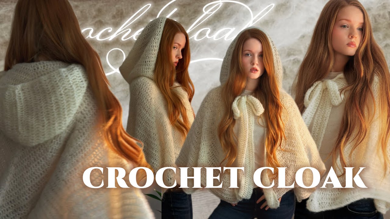 I made a CROCHET princess CLOAK✨ 👑 / Tutorial