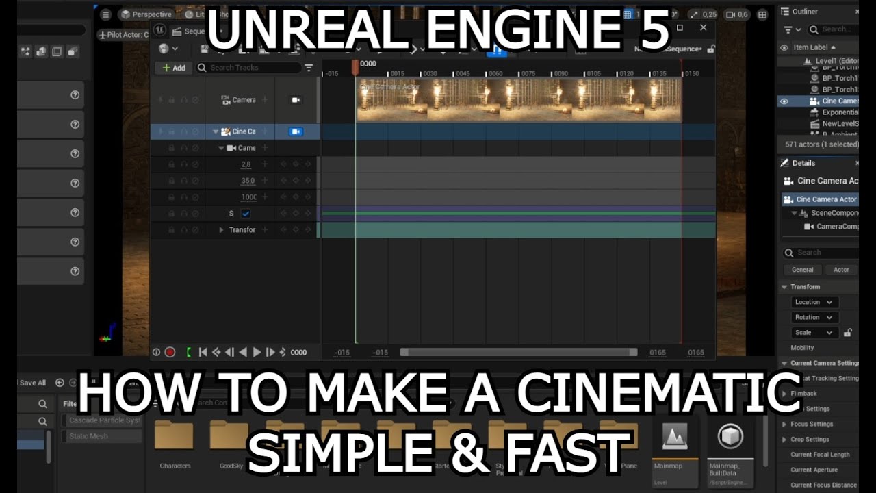 Master Cinematic Sequences in UE5: Beginner's Guide to Level Sequencer Magic!