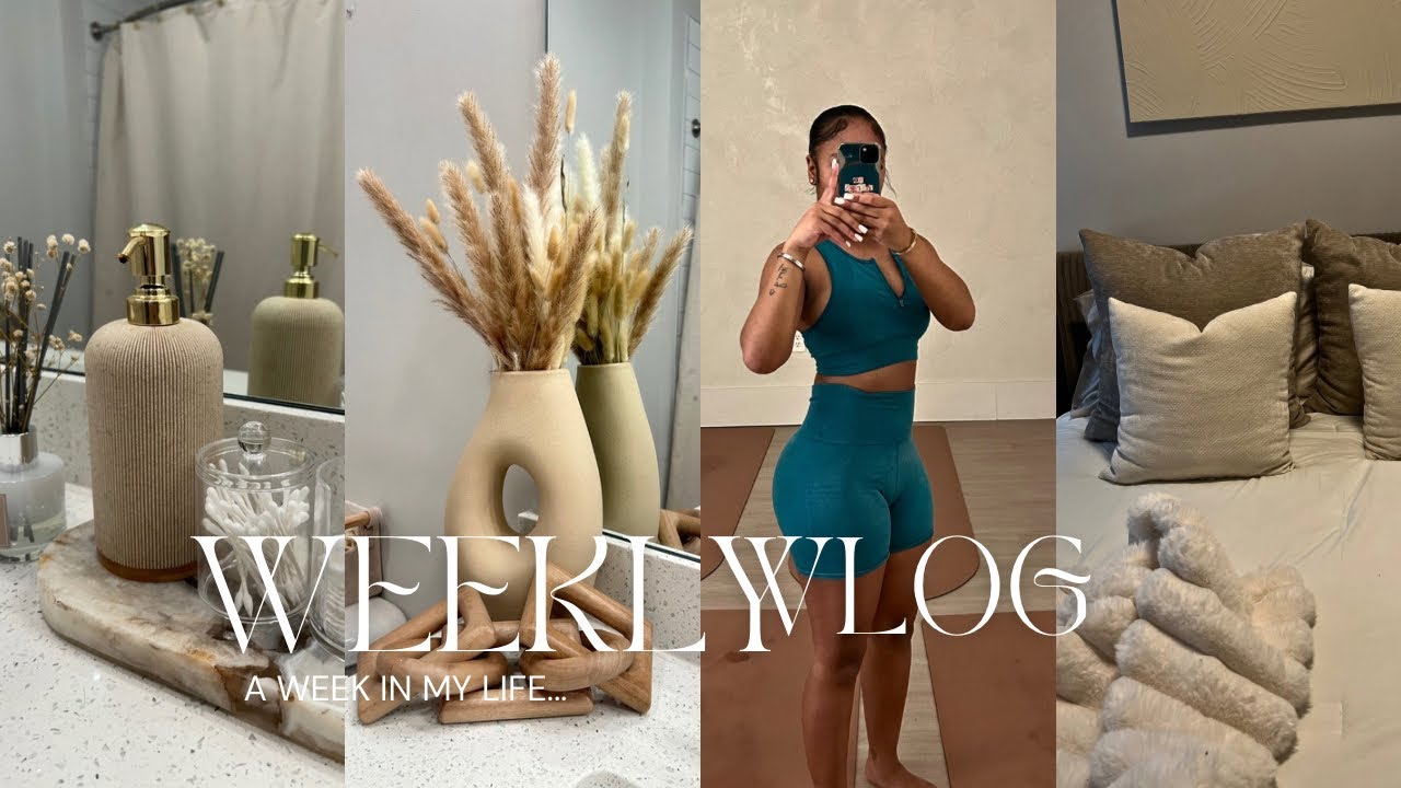 WEEKLY VLOG| decorating my peace.. little by little it’s home