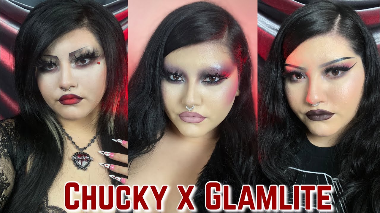 Chucky x Glamlite Crazy in Love 3 looks 1 Palette