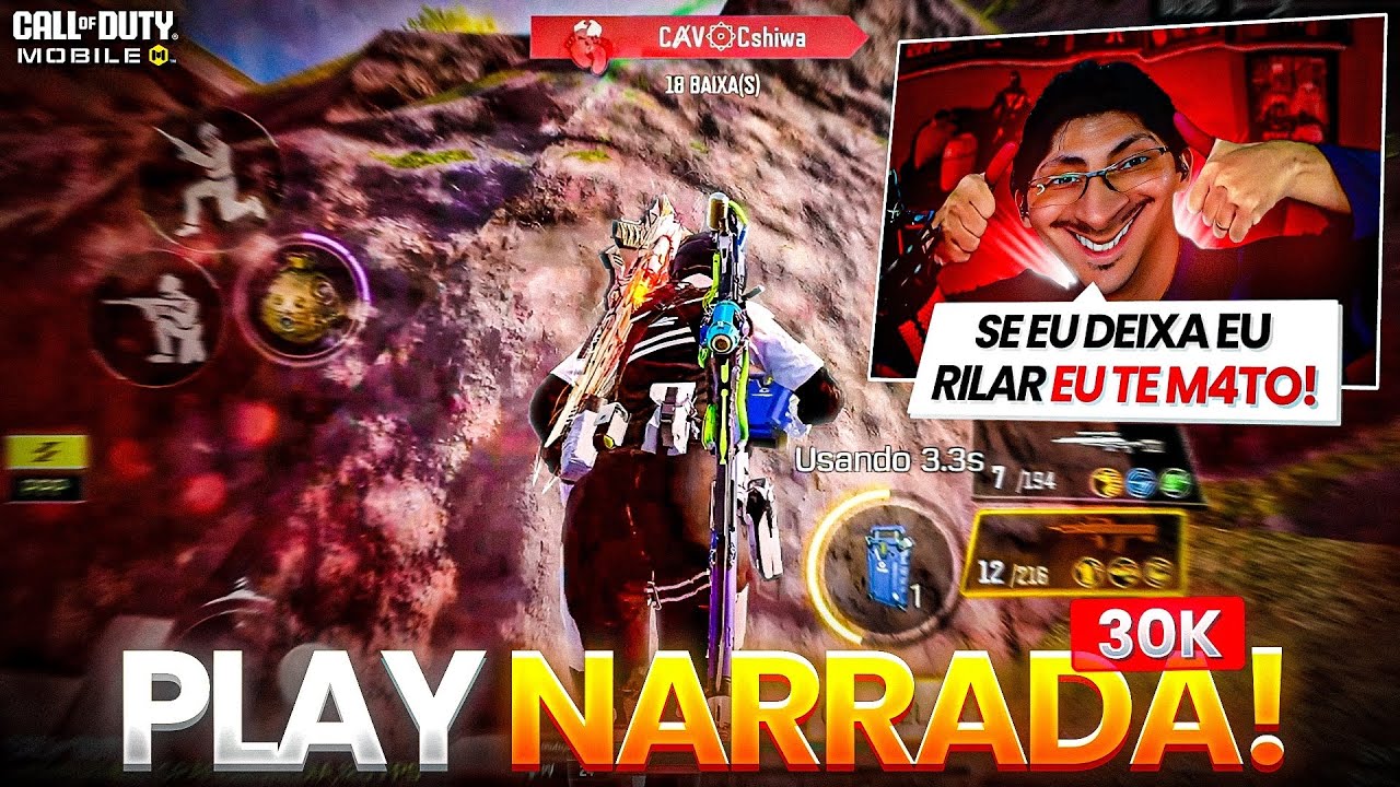 PLAY NARRADA! MAS NÃO COMO VOCE ESPERAVA... COD: MOBILE BATTLE ROYALE