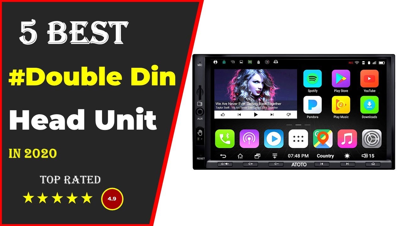 Top 5: Best Double Din Head Unit 2020  [Tested & Reviewed]