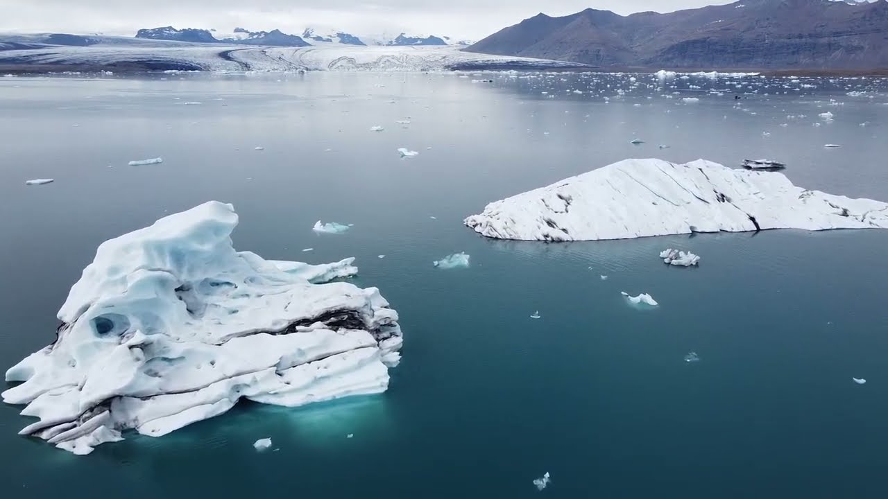 Majestic Iceland from Above | Relaxing Nature Flyover