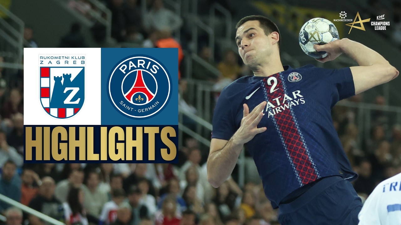 HC Zagreb 🆚 Paris Saint-Germain | Highlights | EHF Champions League Men 2025/26