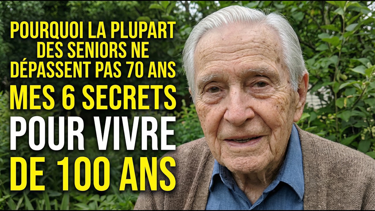 J’ai 102 ans... Pourquoi tant de seniors ne dépassent pas 70 ans (et mes 6 secrets)
