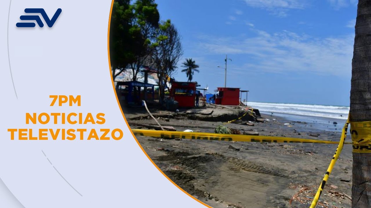 El oleaje que azota a Ecuador se cobra la vida de dos pescadores en Manabí | Televistazo | Ecuavisa