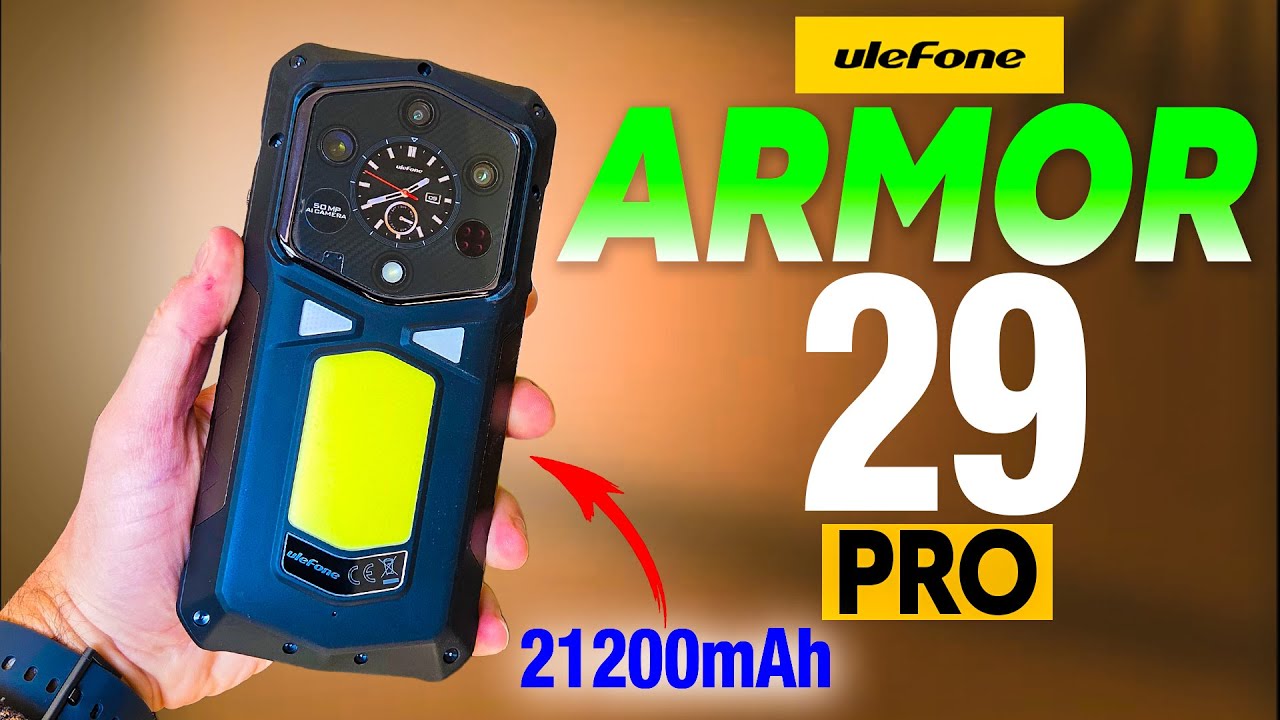 Ulefone Armor 29 Pro lo smartphone da lavoro che dura una settimana