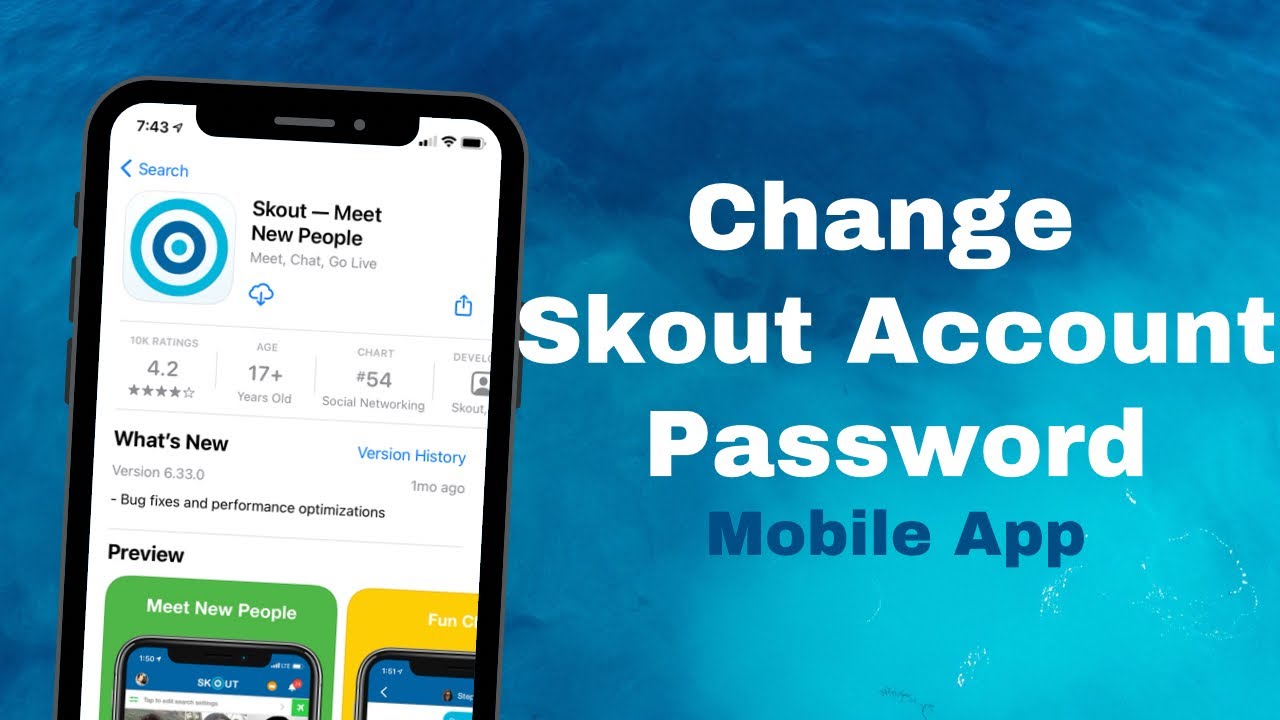 How to Change Skout Password | Skout Online Dating
