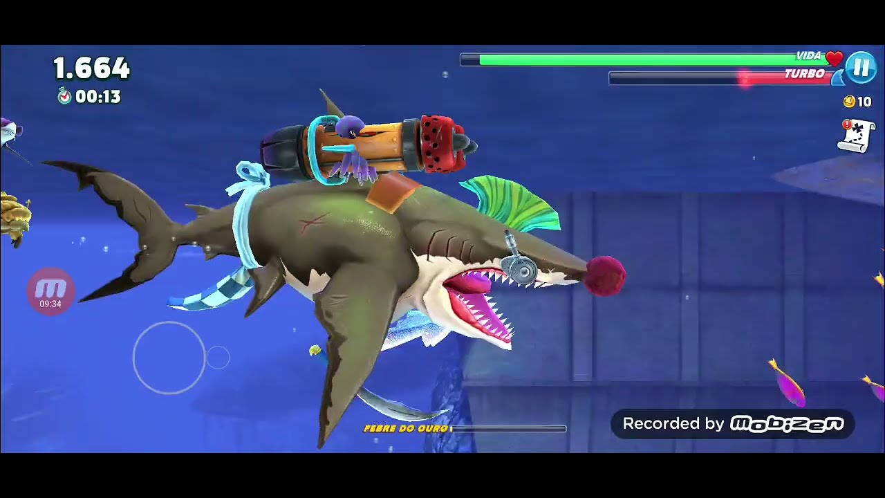 Jaison jogar Hungry shark world feliz dia do namorado parte 2