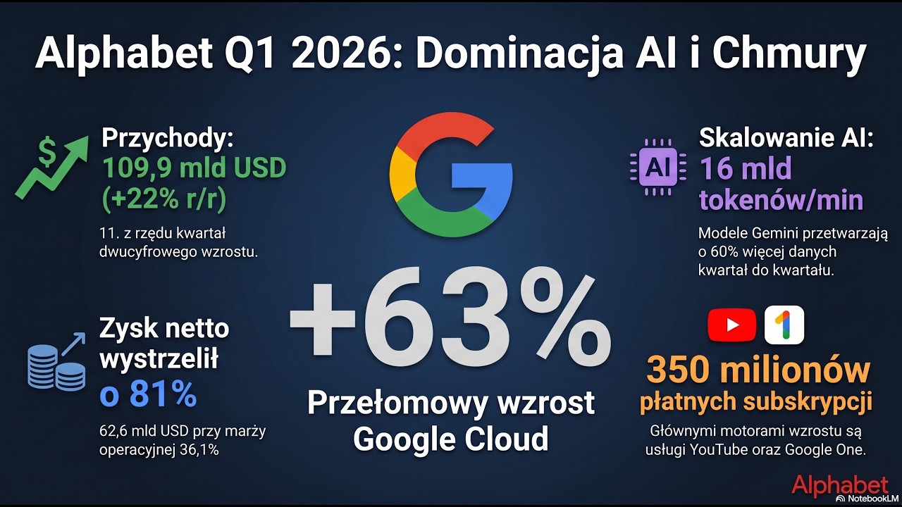 Alphabet (Google) Wyniki Q1 2026: Dominacja AI czy Kosztowny Wyścig Zbrojeń?