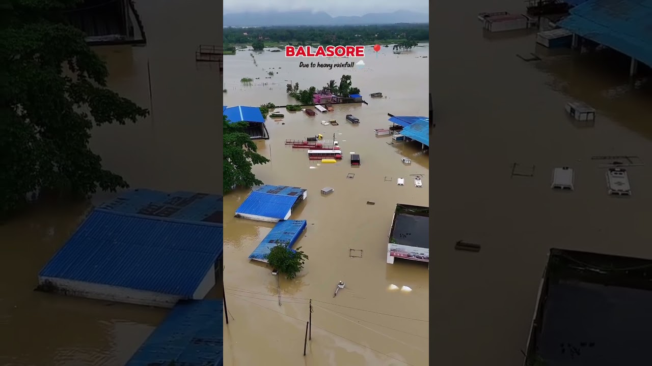 Balasore heavy rain fall