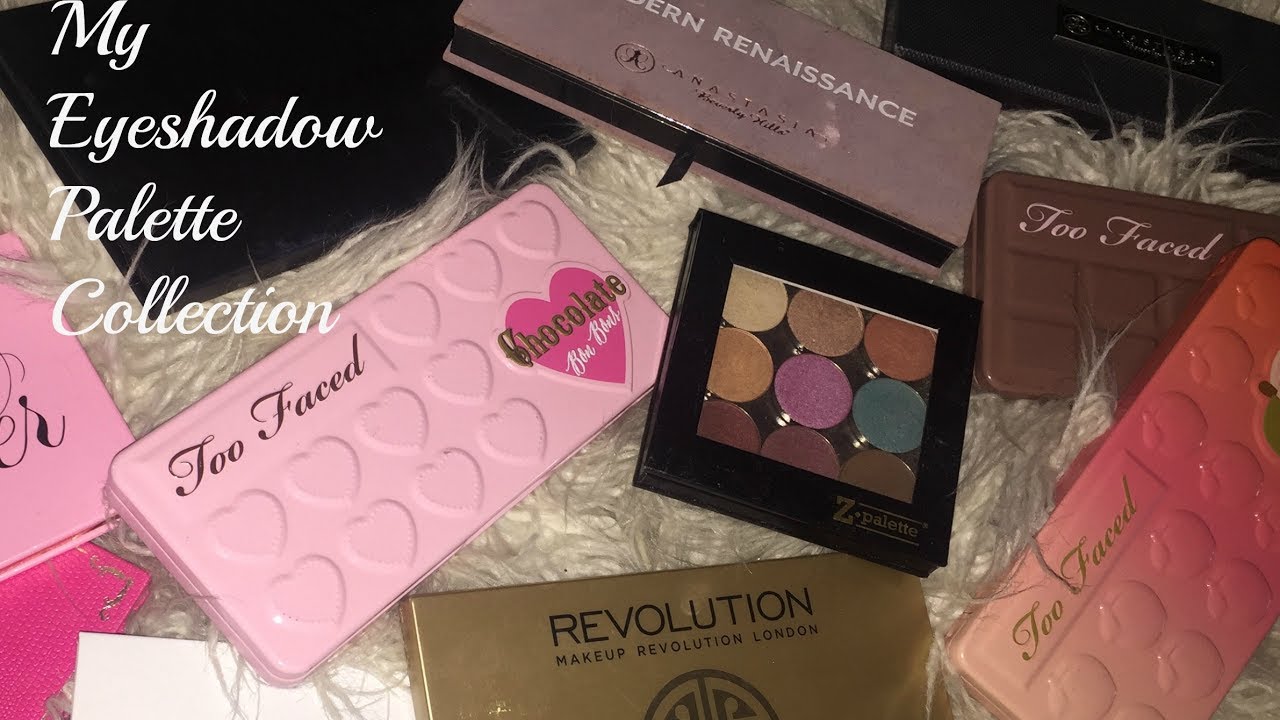 My Eyeshadow Palette Collection! - Kennedi Paige Makeup!
