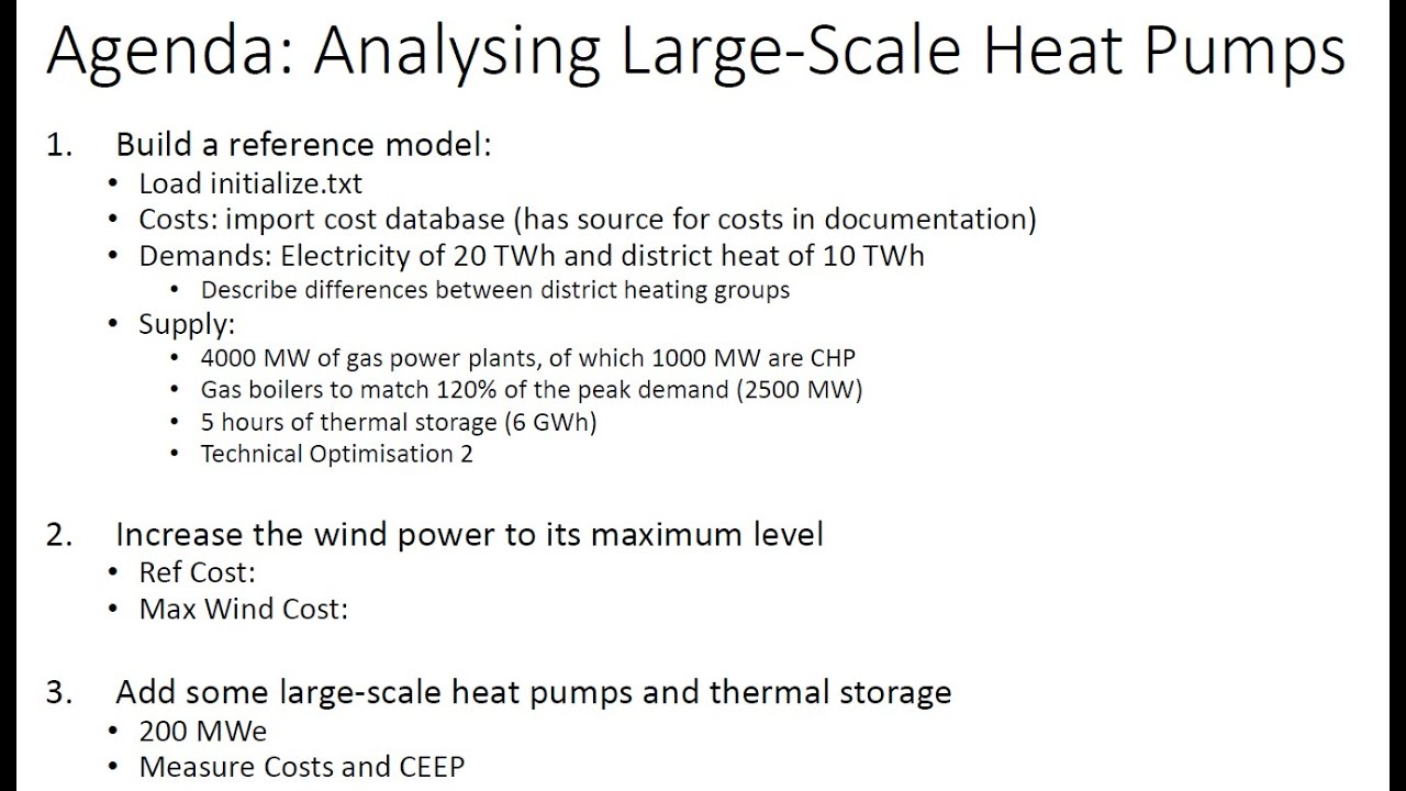 Modelling Large-Scale Heat Pumps in EnergyPLAN