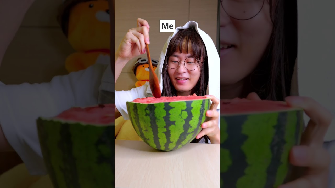 How to eat watermelon
