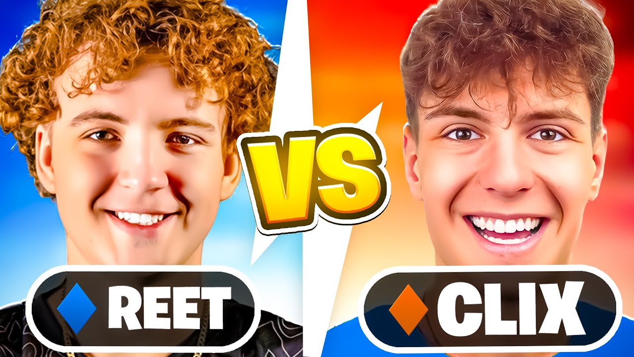 Reet VS Clix БЕЗУМНОЕ СРАЖЕНИЕ 1V1!